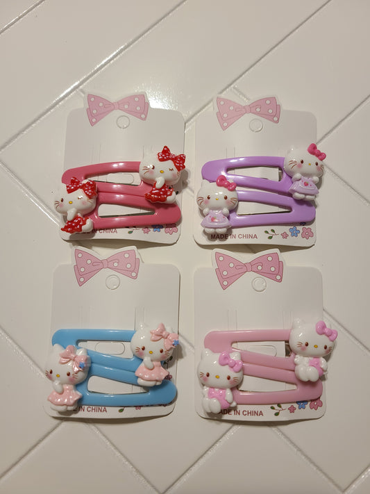 Hello Kitty Hair Clips