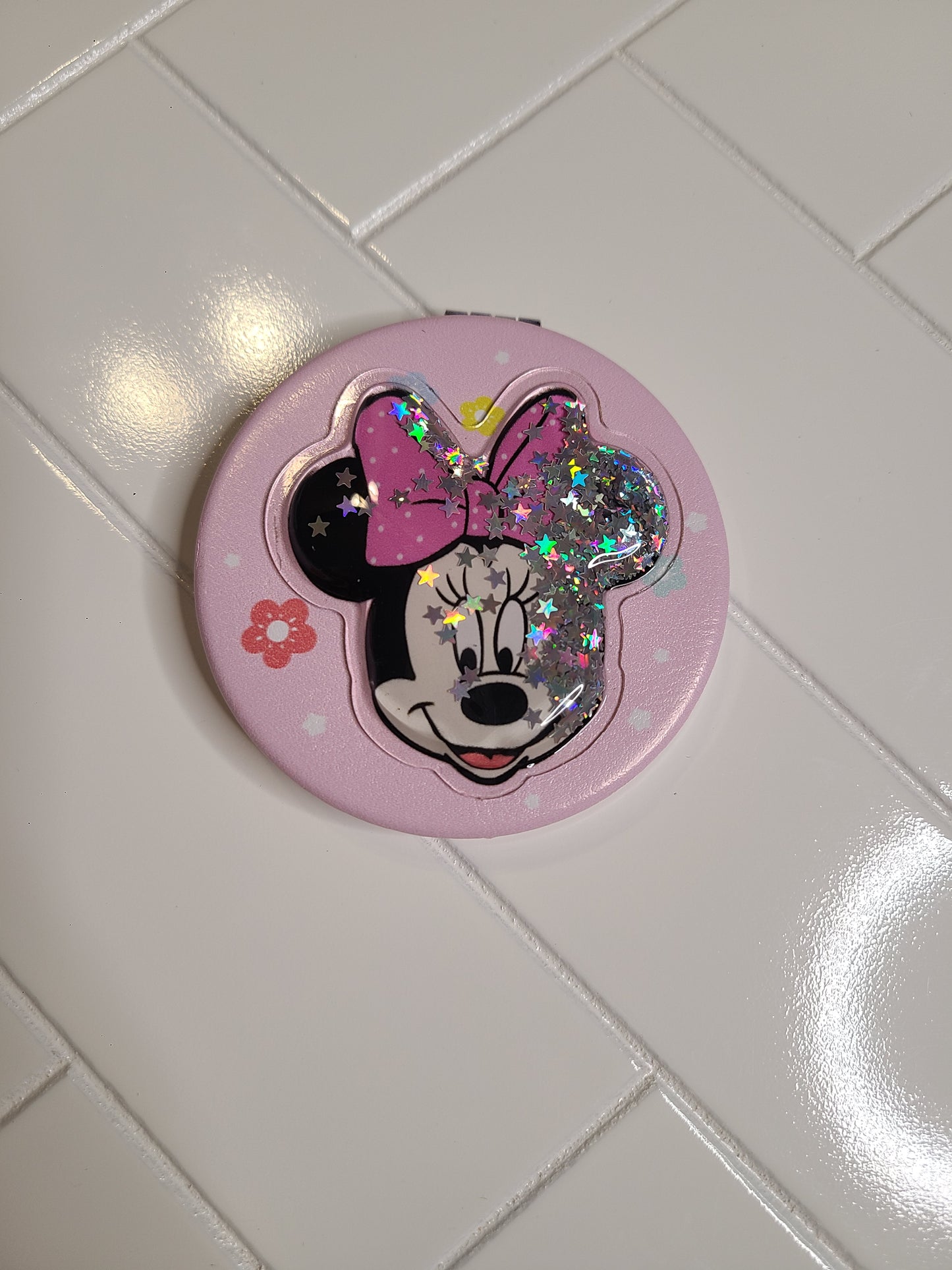 Mickey or Minnie Mouse Compact Mirror