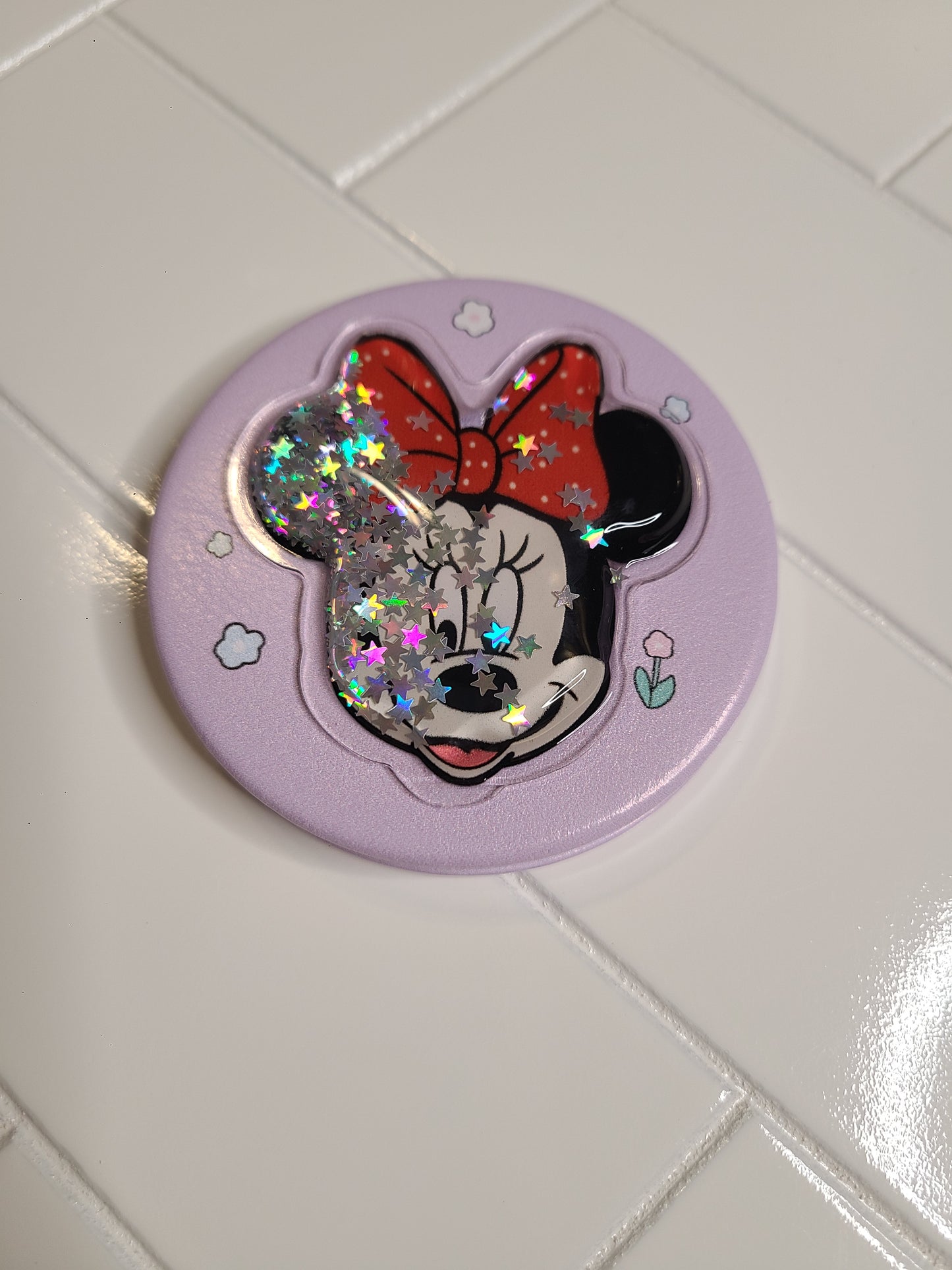 Mickey or Minnie Mouse Compact Mirror