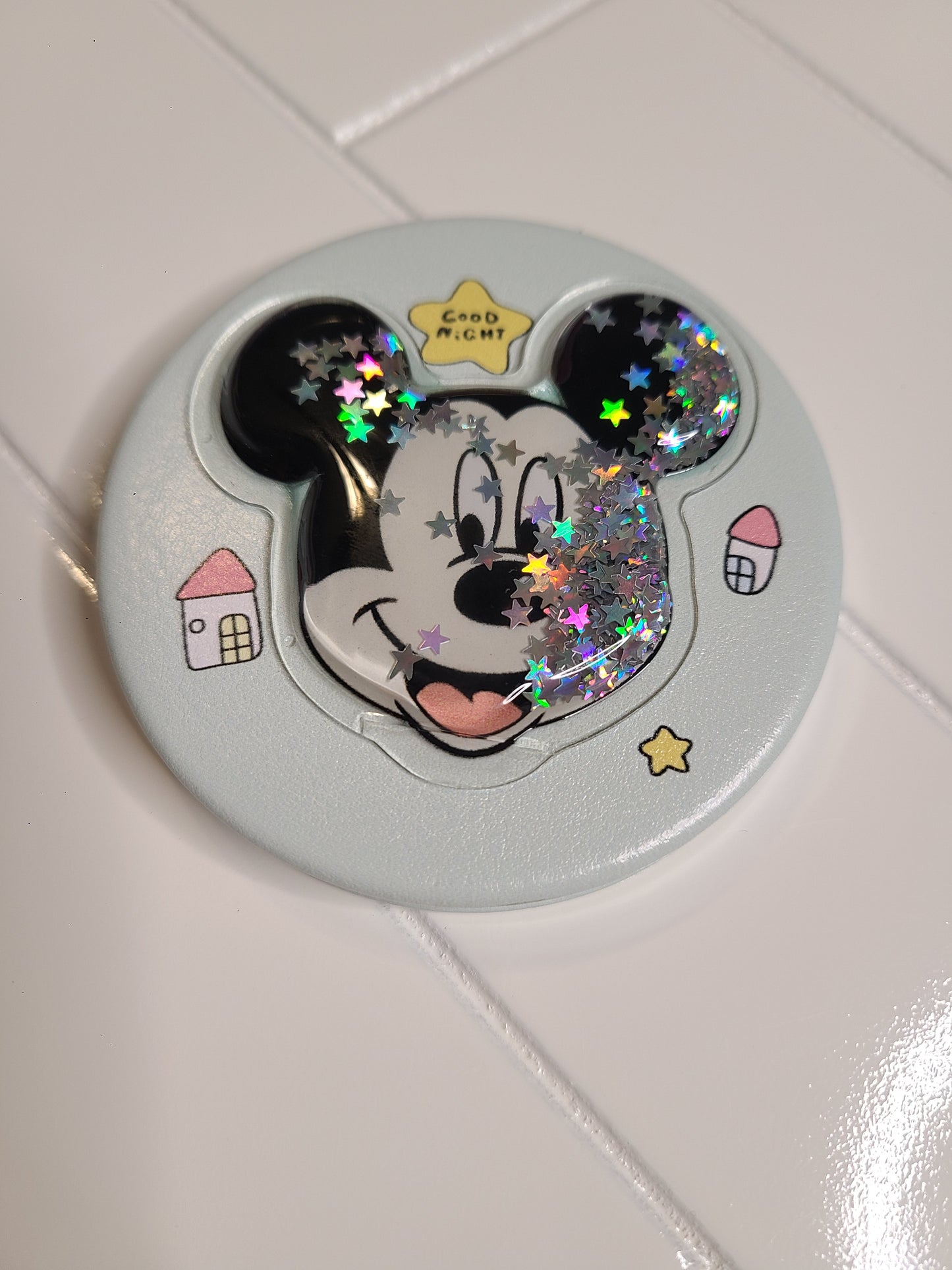 Mickey or Minnie Mouse Compact Mirror