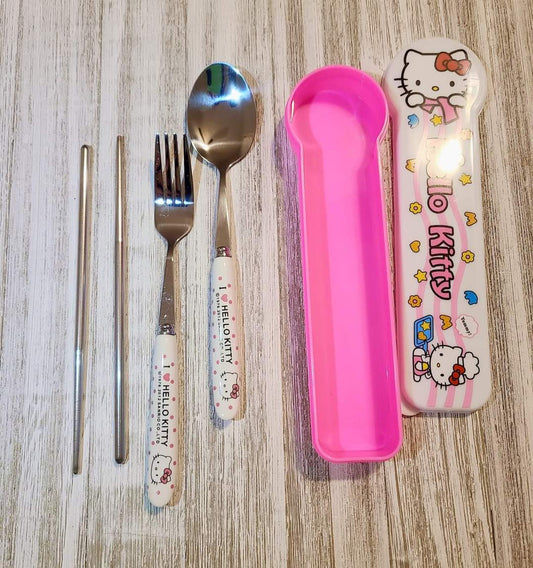 Hello Kitty Utencil Set