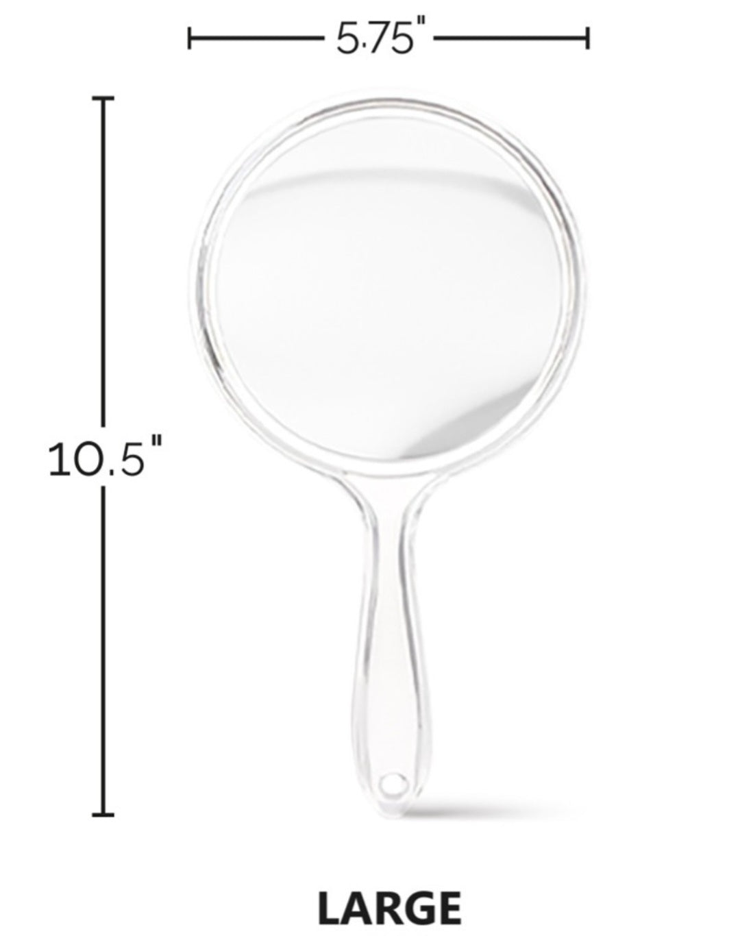 Double-sided Magnifying Hand Mirror