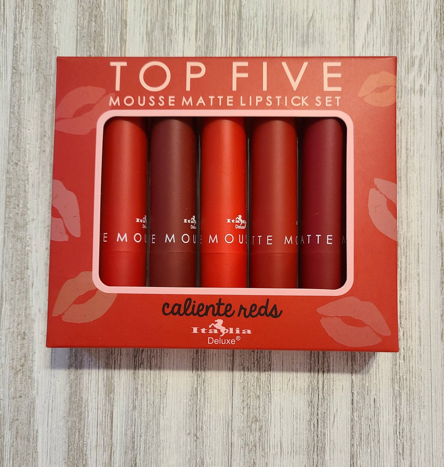 Italia Deluxe Top Five Mousse Matte Lipstick Set